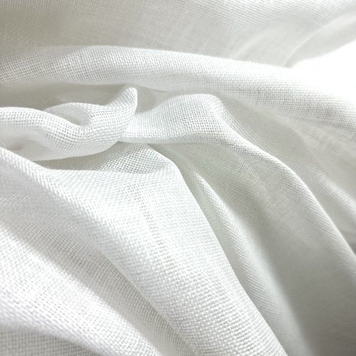 Visillo semi lino zoe color blanco